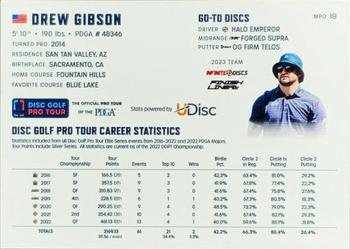 2023 Disc Golf Pro Tour #MPO18 Drew Gibson Back